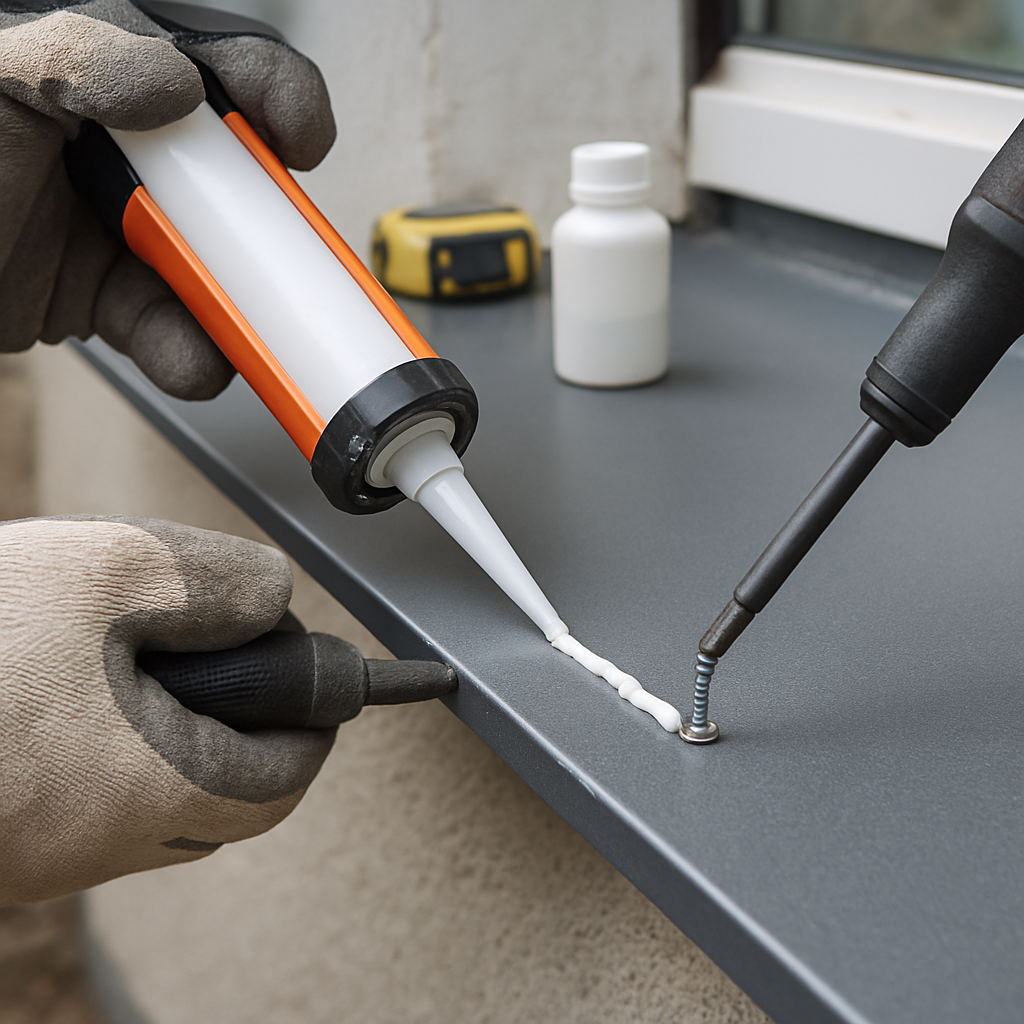 Professionelle Montage von Fensterbänken und Befestigungstechnik