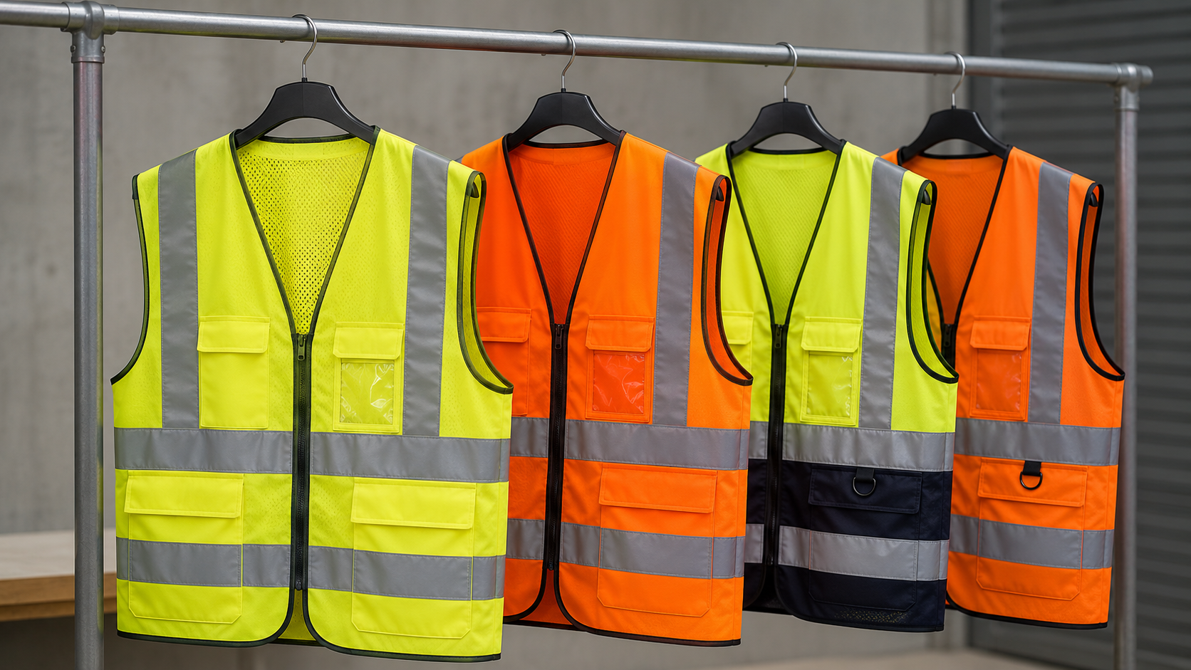 Arbeitswesten mit Warnschutz